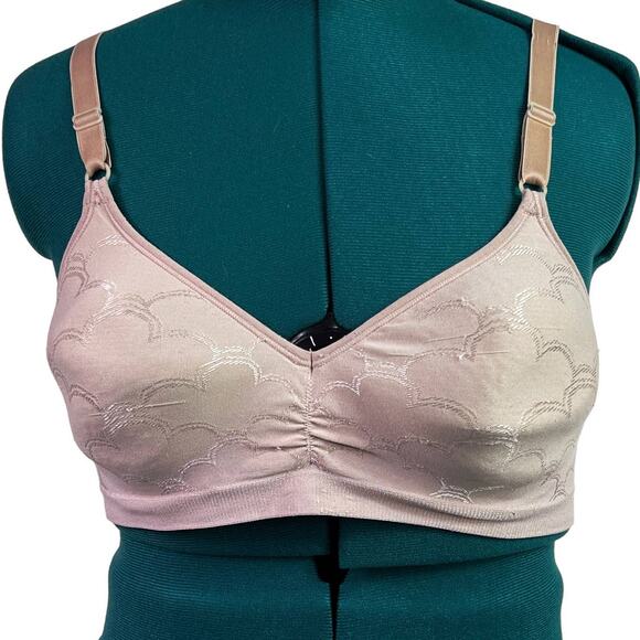 Bali Comfort Revolution Wire Free Bra Bundle Adjustable Straps Nude Black - Picture 4 of 11